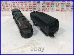 0 scale Williams 6200 Steam Engine with 4 Freight Cars