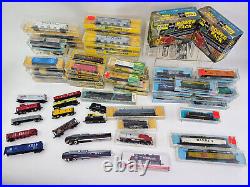 160 N Scale Train Lot (50+) Engines, Cars, Atlas, Mintrix, AHM Minitrains