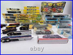 160 N Scale Train Lot (50+) Engines, Cars, Atlas, Mintrix, AHM Minitrains