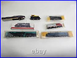 160 N Scale Train Lot (50+) Engines, Cars, Atlas, Mintrix, AHM Minitrains