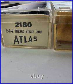 160 N Scale Train Lot (50+) Engines, Cars, Atlas, Mintrix, AHM Minitrains