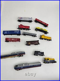 160 N Scale Train Lot (50+) Engines, Cars, Atlas, Mintrix, AHM Minitrains