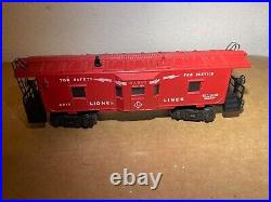 #2263W Lionel O Scale 5 Car Freight 2350 New Haven Electric Locomotive Runs