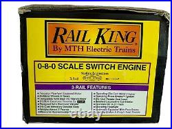 30-1111-1 MTH Norfolk & Western (#244) 0-8-0 Scale Switch Engine withPS