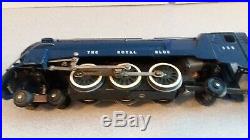 AMAZING 1949 AMERICAN FLYER #350 Royal Blue Engine/Tender S Scale Vintage Train