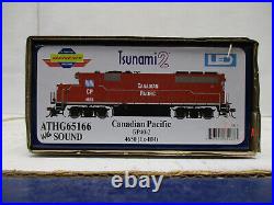 ATHEARN GENESIS 65166 CANADIAN PACIFIC GP40-2 #4650(EX-BM) WithSOUND/LEDS HO SCALE