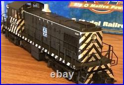 ATLAS O 3-RAIL With LIONEL TMCC SANTA FE ALCO RS-1 DIESEL ENGINE! O SCALE ZEBRA