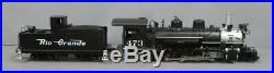 Accucraft AC88-171 120.3 Scale D&RGW K-28 Steam Locomotive and Tender/Box