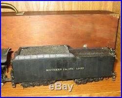 Adams & Son O Scale #3917 Southern Pacific Lines 2-6-6-4 Steam Locomotive Tender