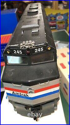 Amtrak Great Trains F40 Turbo Fan Long 1/32 G Scale Engine Super Rare With Box