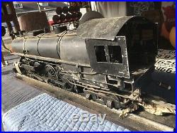 Antique Large Live Steam Locomotive hand built 1947 train engine gauge scale