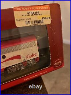 Athearn COCA-COLA F-SERIES LOCOMOTIVE engine set HO scale #8292