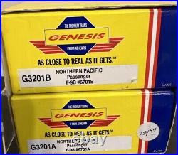 Athearn Genesis G 3201 A/B Northern Pacific HO Scale F9 A & B #6701 & B Set NEW