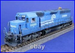 Athearn HO Scale Weathered Conrail 6666 Powered Diesel Engine with DCC & Sound