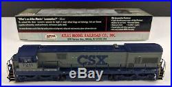 Atlas Master Silver 7307 CSX GE U30C Diesel Locomotive 7211 HO Scale DCC Ready