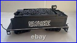 Bachmann Big Haulers G Scale Rio Grande Southern 4-6-0 Locomotive & Tender 25