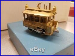 Brass (Japan) 0-4-0 Inspection Box Cab Steam Locomotive, HO Scale