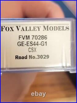 CSX ES44AC N scale weathered custom super detailing dcc Fox Valley models