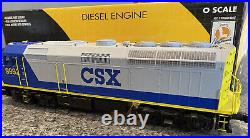 CSX F40 PH DIESEL ENGINE by K-LINE. TMCC #104 K2412-9992, O SCALE, Lionel