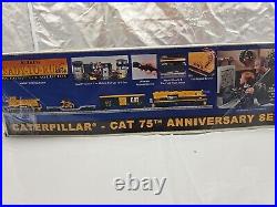 Caterpillar 75th Anniversary Rail King Train Set