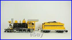 Delton G Scale D&RG Bumblebee C-16 2-8-0 Steam Engine & Tender with Smoke 2226B