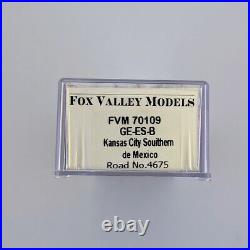 Fox Valley Models FVM 70109 N Scale Locomotive GE-ES-B KCS de Mexico Road # 4675