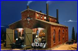 G SCALE LOCOMOTIVE TRAIN SHED BUILDING for use w LGB ACCUCRAFT ARISTOCRAFT USA