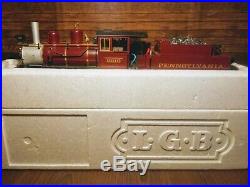 G Scale LGB 2219S PRR Pennsylvania 2-6-0 Mogul Steam Locomotive #2219 NO RESERVE