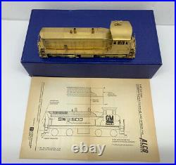 HO Scale ALCO Brass Model EMD SW-1500 Diesel Switcher Locomotive Gold 1