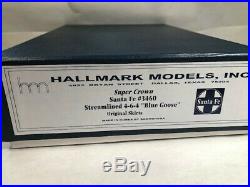 HO Scale AT&SF Blue Goose 4-6-4 brass locomotive Super Crown series by Hallmark
