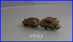 HO Scale BRASS 0-4-0 Steam Locomotive & Tender