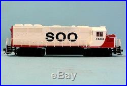 HO Scale Model Railroad Trains Engine Soo Line GP-40 Locomotive DCC & Sound