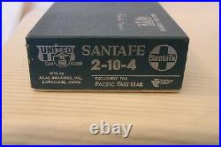 HO Scale United Models PFM, Brass 2-10-4 Steam Locomotive, Santa Fe #5026