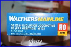 HO scale Walthers Mline GE ES44 Evolution Locomotive 8102 NIB #910-20182 PRR DCC