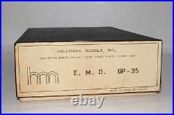 Hallmark Models Brass Ho Scale E. M. D. Gp-35 Diesel Locomotive Engine, Boxed