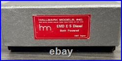 Hallmark Models N Brass EMD NS0124 EMD E-5 Diesel Locomotive Set Powered LNIB