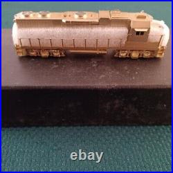 Hallmark Models N Gauge Unpainted Brass GP38 by Samhongsa Circa 1980s