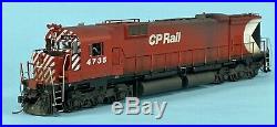 Ho Scale Bowser M636 Cp Rail #4735 DCC Equipped Non-sound Engine Weathered And D