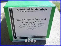 Ho Scale Brass Overland Models West Virginia Spruce 3 -Truck Shay Locomotive