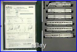 KATO 106090 N SCALE E5A Pass 6 unit Set CB&Q Silver Streak Zephyr 106-090 -NEW