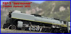 KATO 1260403 N SCALE 4-8-4 FEF-3 UP Union Pacific #8444 Greyhound 126-0403 DC