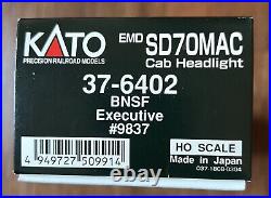 KATO 37-6402 HO Scale BNSF EMD SD70MAC Cab Headlight Road #9837