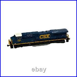 KATO CSX ES44AC Locomotive Engine 800 Blue 176-8915 N Scale Railroad Model