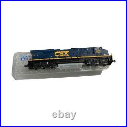 KATO CSX ES44AC Locomotive Engine 800 Blue 176-8915 N Scale Railroad Model