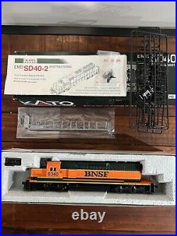 KATO HO Scale Locomotive Engine SD40-2 Mid with Snoot Nose 37-2902 BNSF #6340