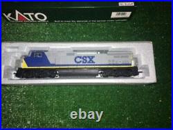 Kato HO Scale C44-9W Dash 9 Locomotive as CSX Brand New, Never Used