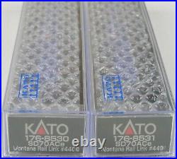 Kato N Scale 1768530/1768531 SD-70ACe Montana Rail Link #4400 & #4401 Lot Of Two