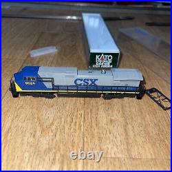 Kato N Scale CSX Locomotive GE C44-9W 176-3402 #9024 Locomotive