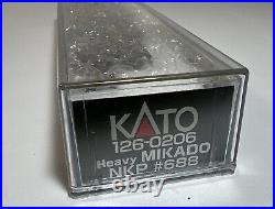 Kato N Scale USRA 2-8-2 Heavy MIKADO Steam Engine NICKEL PLATE ROAD 126-0206 688