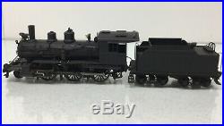 Kemtron Brass 2 Rail O Scale Wabash 2-6-0 Steam Engine & Tender Used